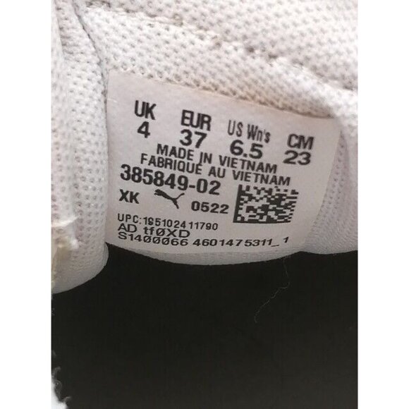 Puma Womens Sneakers White Pink Lace Up Athletic Shoe Padded Round Toe 6.5 - Picture 10 of 12